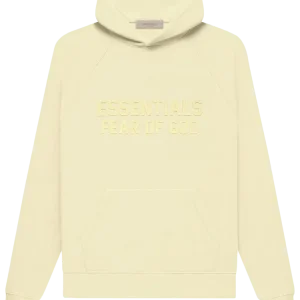 Beige Essentials Hoodies