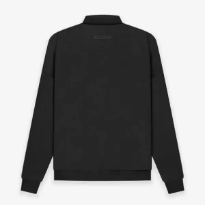 fear of god essentials long sleeve polo sweatshirt