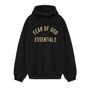 Essentials Fear Of God Black Hoodie