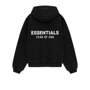 Black and White Essentials Hoodie