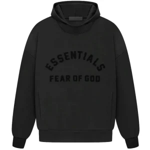 Fear Of God Essentials Hoodie Black