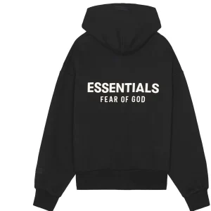 Fear Of God Essentials Black Hoodie