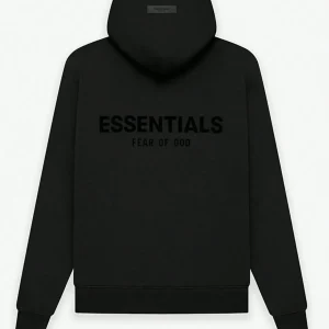 Black Essential Hoodie