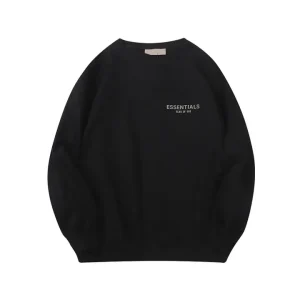 Black Essentials Sweatshirt